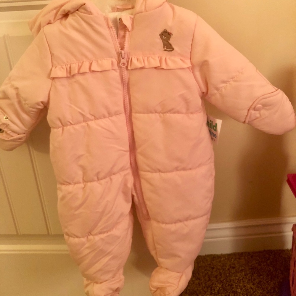Baby girl snow suit